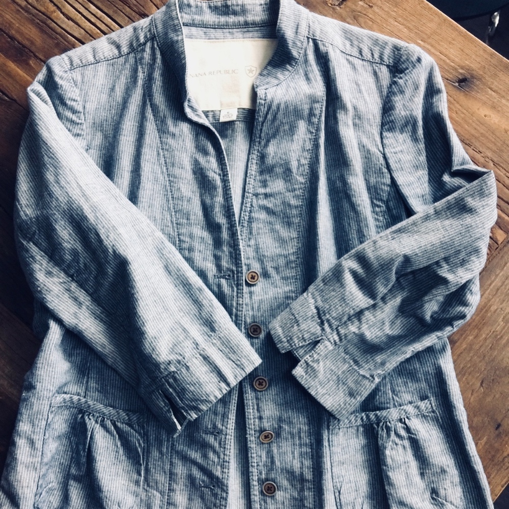 Banana Republic lightweight cotton-linen Jacket